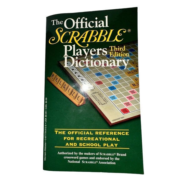 The Official Scrabble Players Dictionary Third Edition by Merriam - Picture 1 of 3